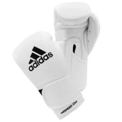 Adidas AdiSpeed Boxing Gloves - Velcro -Empire Sales Store adidas adispeed boxing gloves velcro white 3