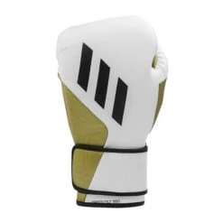 Adidas TILT 350 Pro Boxing Gloves - Hook & Loop -Empire Sales Store adispd350tg velcro white gold black 01