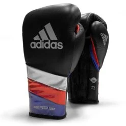 Adidas AdiSpeed Boxing Gloves - Lace -Empire Sales Store adispeed blackbluered