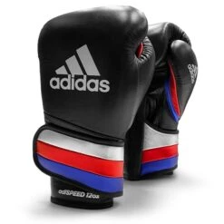 Adidas AdiSpeed Boxing Gloves - Velcro -Empire Sales Store adispeed velcro blackredblue