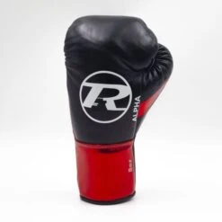 Ringside Pro Contest Alpha Boxing Gloves -Empire Sales Store alpha fight glove black red 1