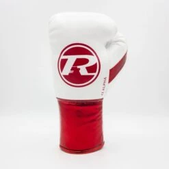 Ringside Pro Contest Alpha Boxing Gloves -Empire Sales Store alpha fight glove white red 1