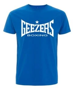 Geezers Large Logo T-Shirt -Empire Sales Store blue white t shirt 2