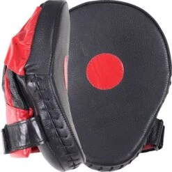 Cleto Reyes Pantera Curved Strapped Focus Mitts -Empire Sales Store cle 1016 blackred 01 1