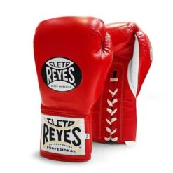 Cleto Reyes 'Safetec' Pro Fight Boxing Glove -Empire Sales Store cleto safe tec red