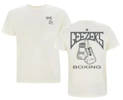 Geezers T-Shirt Gloves Back Logo -Empire Sales Store cream grey tee 2