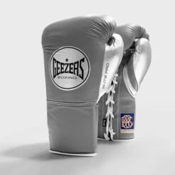 Geezers Elite Pro Fight Gloves - Special Edition -Empire Sales Store dark grey silver