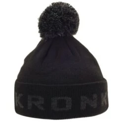 Kronk Detroit Knitted Bobble Hat -Empire Sales Store detroit beanie black 1