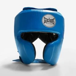 Geezers Elite Pro Headguard 2.0 -Empire Sales Store elite pro headguard 2.0 front blue