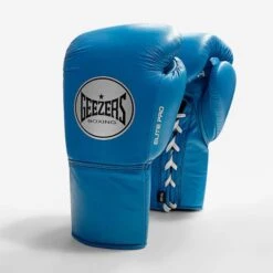Geezers Elite Pro Training/Sparring Gloves 2.0 - Lace -Empire Sales Store elite pro lace aqua blue