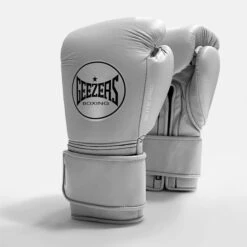Geezers Elite Pro Training/Sparring Gloves 2.0 - Velcro -Empire Sales Store elite pro velcro light grey