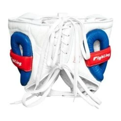 Fighting Freedom Leather Sparring Headguard 8 Fighting Freedom Leather Sparring Headguard -Empire Sales Store flshg2 wh 3