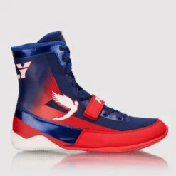 FLY Storm Boxing Boots -Empire Sales Store fly1400 blue red 1