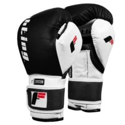 Fighting Sports S2 Gel Power Sparring Gloves -Empire Sales Store fspgsg bk wh 1 1 2