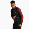 Geezers Poly Tracksuit Top -Empire Sales Store g2901 black red 2