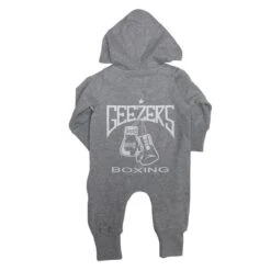 Geezers Back Logo Baby Coverall - Grey -Empire Sales Store geezers coverall grey back