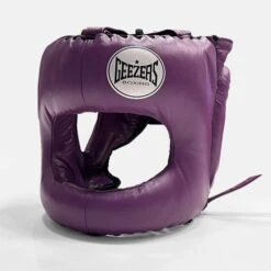 Geezers Elite Pro Bar Faced Headguard -Empire Sales Store geezers elite pro barfaced headguard purple