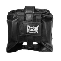 Geezers TRG Junior Cheek Headguard - Black/Red -Empire Sales Store geezers trg junior cheek headguard back