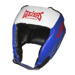 Geezers TRG Training Open Face PU Headguard -Empire Sales Store geezers trg training open face pu headguard blue