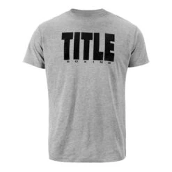 TITLE Boxing Iconic Block Tee -Empire Sales Store grey black 1