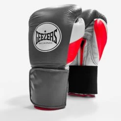 Geezers Halo Training/Sparring Boxing Gloves - Velcro -Empire Sales Store halo live images velcro grey red