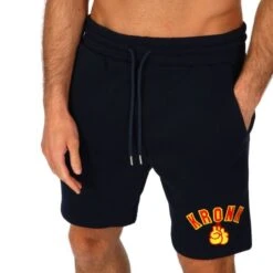 Kronk Gloves Applique Jog Shorts -Empire Sales Store kronk applique gloves jog shorts navy 1