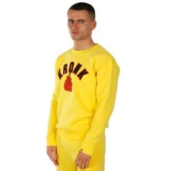 Kronk Gloves Applique Sweatshirt 11 Kronk Gloves Applique Sweatshirt -Empire Sales Store kronk gloves applique sweatshirt yellow 1
