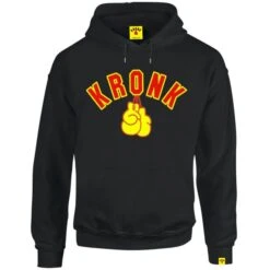 Kronk Gloves Applique Hoodie -Empire Sales Store kronk gloves hoodie black 1