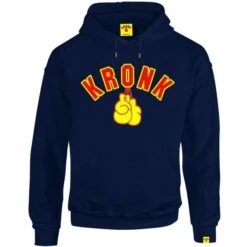 Kronk Gloves Applique Hoodie -Empire Sales Store kronk gloves hoodie navy 1