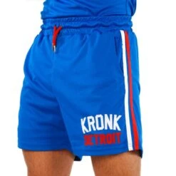 Kronk Iconic Detroit Applique Lined Shorts -Empire Sales Store kronk iconic detroit applique lined shorts royal blue 1