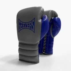 Geezers Hammer Training/Spar Boxing Gloves 2.0 - Lace -Empire Sales Store lace grey blue