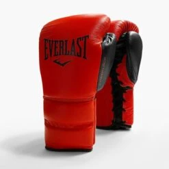 Everlast Powerlock2 Pro Training Boxing Gloves - Lace -Empire Sales Store lace red