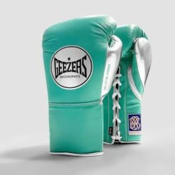 Geezers Elite Pro Fight Gloves - Special Edition -Empire Sales Store mint green silver