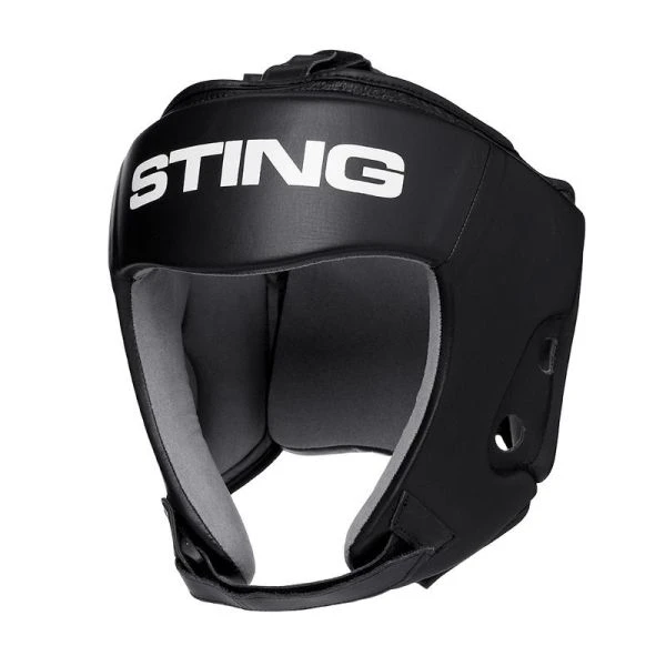 Sting Orion Gel Open Face Headguard - Black 3 Sting Orion Gel Open Face Headguard - Black