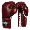 TITLE Old School Leather Sparring Gloves - Lace -Empire Sales Store oslsg rd 01 1