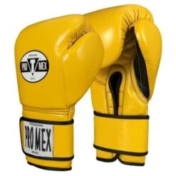 Pro Mex Pro Boxing Gloves V3.0 - Hook & Loop -Empire Sales Store pmtge3 yl 1 4 1 1 2
