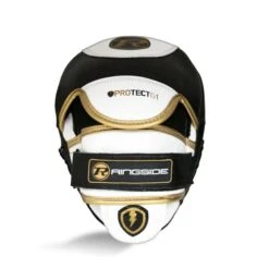 Ringside Protect G1 Hook & Jab Pads -Empire Sales Store protect g1 hook and jab pads black white gold back