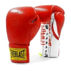 Everlast 1910 Classic Sparring Boxing Gloves - Lace -Empire Sales Store red 4