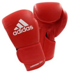 Adidas AdiSpeed Boxing Gloves - Velcro -Empire Sales Store red velcro