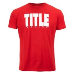 TITLE Boxing Iconic Block Tee -Empire Sales Store red white 1