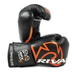 Rival RFX Guerrero Bag Boxing Glove With Velcro Strap - HDE -Empire Sales Store rfxgv hdef black orange 2