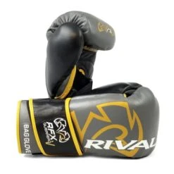 Rival RFX Guerrero Bag Boxing Glove With Velcro Strap - HDE -Empire Sales Store rfxgv hdef grey gold 2