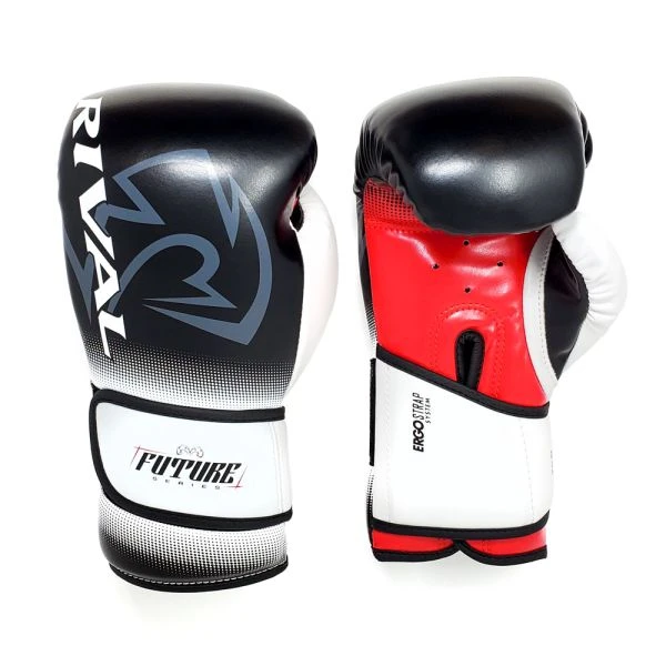 Rival RS-FTR Future Junior Sparring Gloves - Black/White/Red 5 Rival RS-FTR Future Junior Sparring Gloves - Black/White/Red - Image 3
