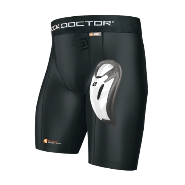 Shock Doctor Core Compression Shorts With BioFlex Cup - Image 2