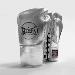 Geezers Elite Pro Fight Gloves - Special Edition -Empire Sales Store silver 5