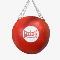 Geezers Elite Pro Leather Super Heavy Wrecking Ball -Empire Sales Store super heavy wrecking red