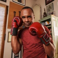 TITLE Boxing Sugar Ray Leonard Throwback Leather Bag Gloves -Empire Sales Store tb164 5