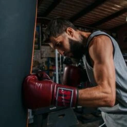 TITLE Boxing Sugar Ray Leonard Throwback Leather Bag Gloves -Empire Sales Store tb164 8