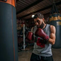 TITLE Boxing Sugar Ray Leonard Throwback Leather Bag Gloves -Empire Sales Store tb164 9