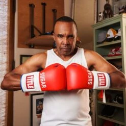 TITLE Boxing Sugar Ray Leonard Signature Leather Sparring Gloves -Empire Sales Store tb165 6